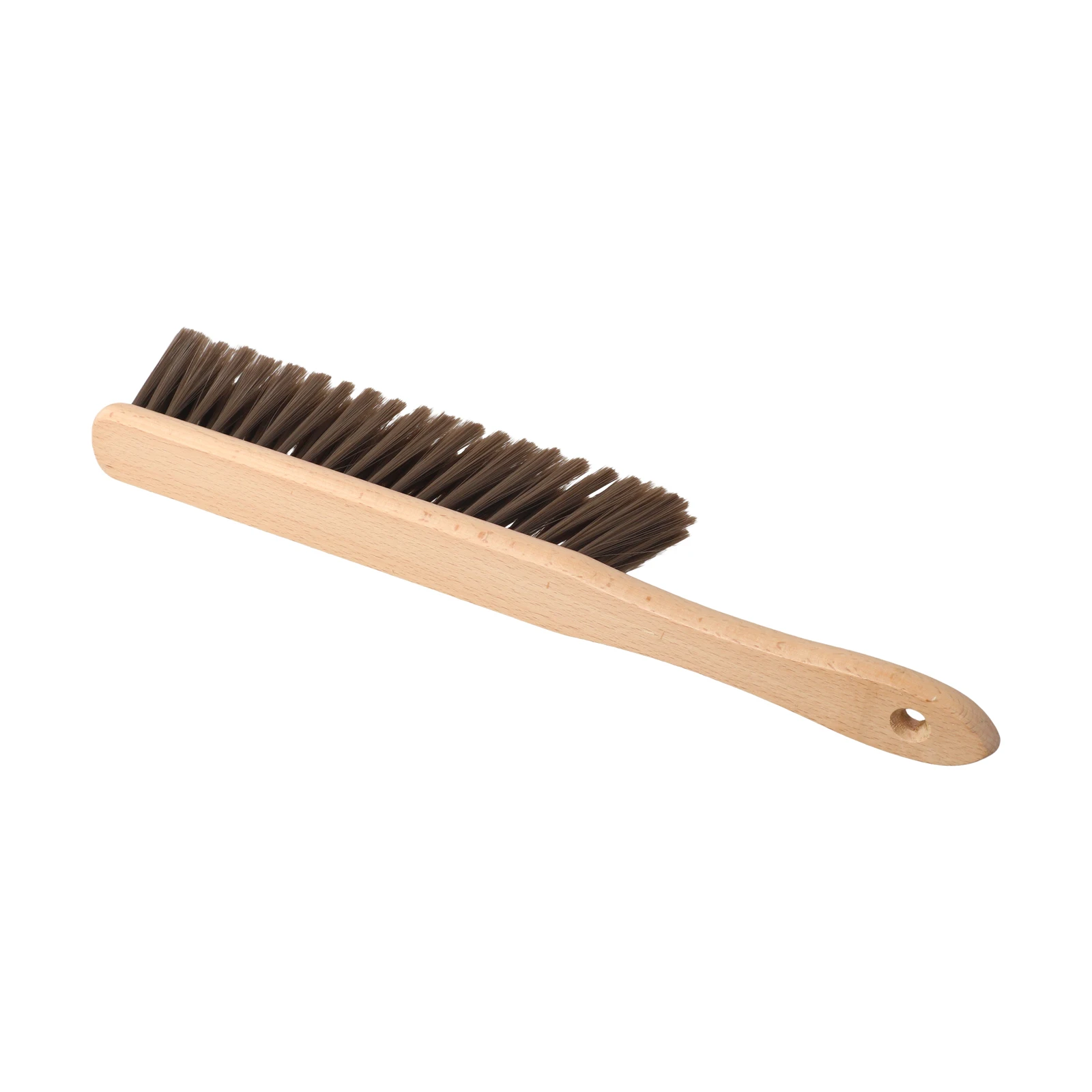 36cm Wooden Handle Fireplace Brush Brown Cleaning Tool For Hearth Fireside For Edge Seam Maintenance Home Improvement Accessorie
