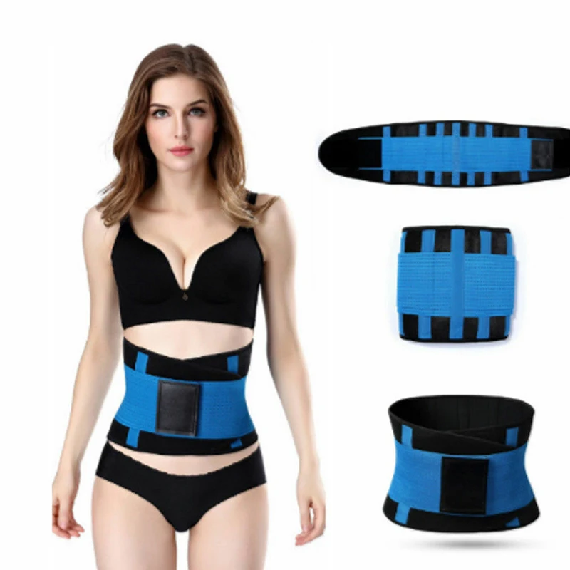 Men Women Gym Body Shaper Exercise Shapewear Sweat Belt Waist Cincher Trainer Trimmer Cummerbunds Belted Belts New Hot 2021