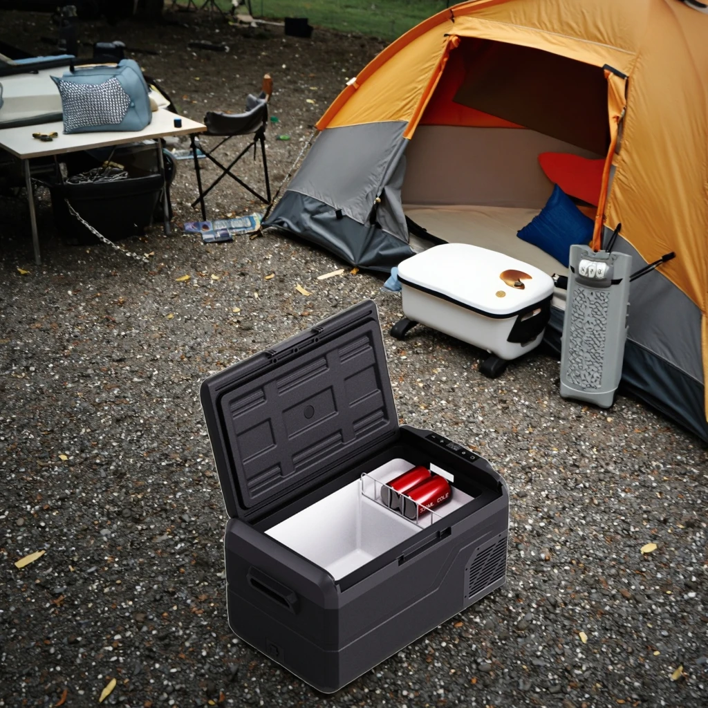 Mini2025 Portable 25-Litre Home Refrigerator 12V/24V Car Fridge Safe For Caravan RV Plastic -22℃ Cooling Electric