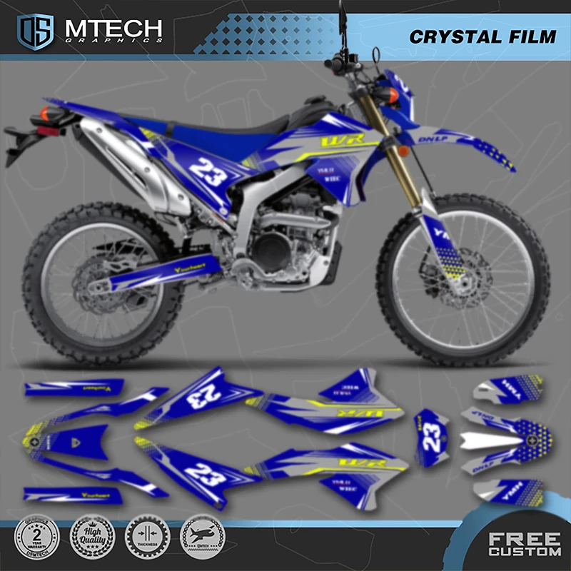 

DSMTECH пользовательские графические наклейки для команды, наборы наклеек для YAMAHA WR250R 2020 2019 2018 2017 2016 2015 2014-2008 002