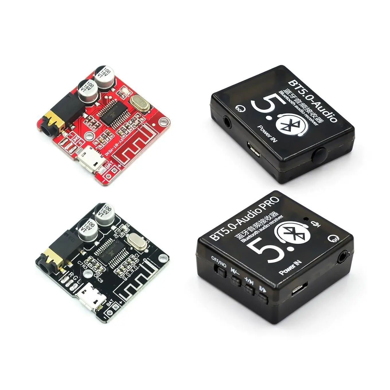 DIY For Bluetooth Audio Receiver board 4.1 5.0 mp3 lossless decoder board Wireless Stereo Music Module 3.7-5V