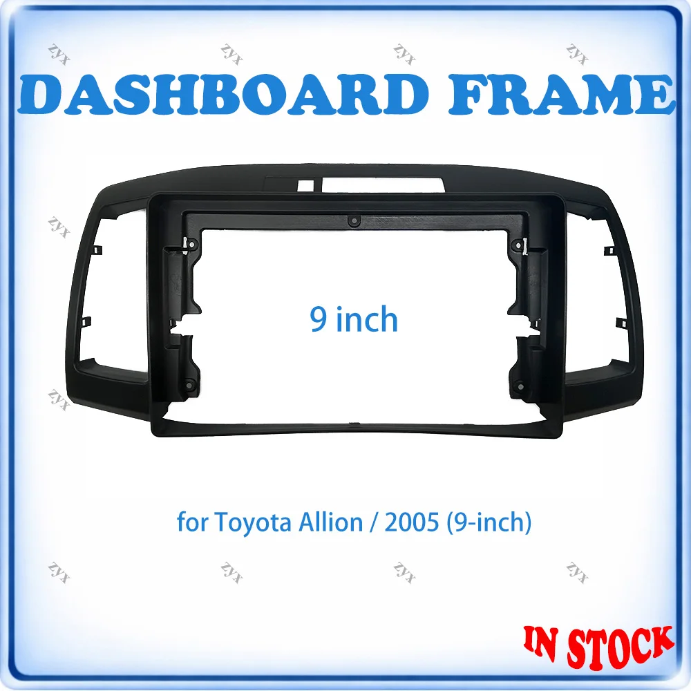 

Car Radio Fascia Frame For Toyota Allion 2005 9 inch Stereo Panel Wiring Harness Power Cable