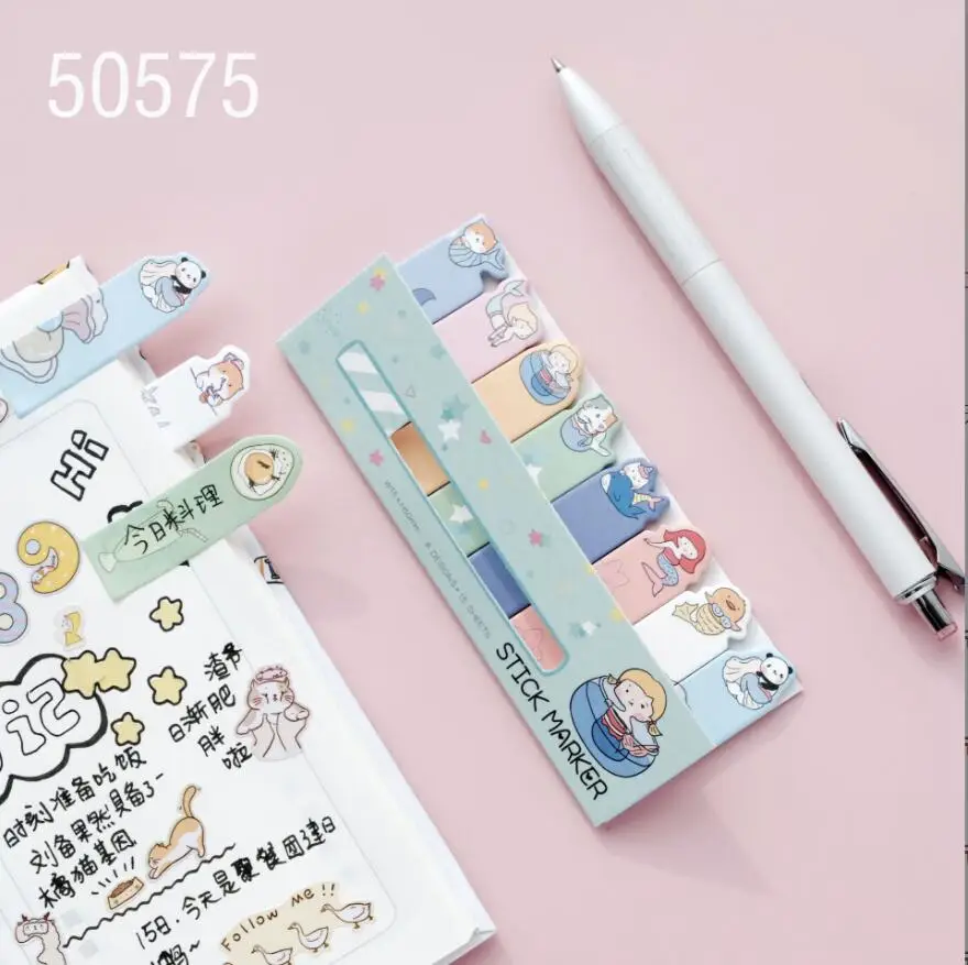 Korean Import Nekoni Cat Mermaid Avocado Shiba Unicorn Memo Pad Sheets Sticky Notes To Do List Planner Stickers Decor Office