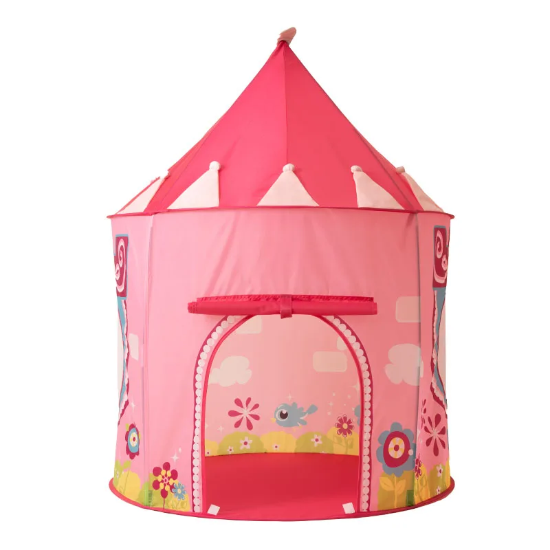 Speeltent voor kinderen Pop-up plooien tent speelgoed voor binnen en buiten kind roze prinses speelhuisje tent voor meisje eenhoorn kasteel