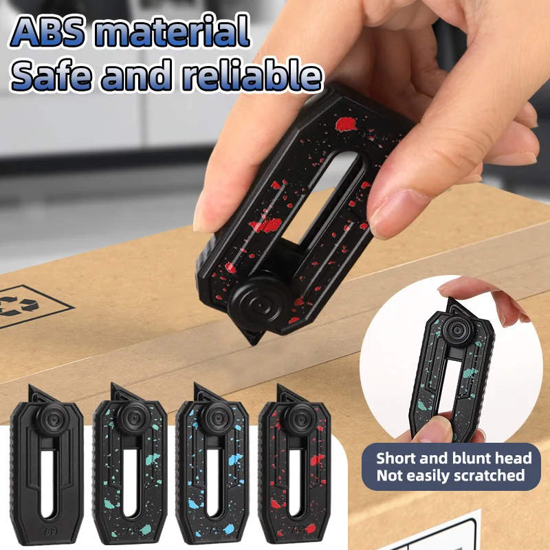 Novel EDC Rotating Fingertip Gyroscope Push Card Unboxing 3-in-1 Portable Adult Stress Relief Toy ADHD Concentration Tool Gift