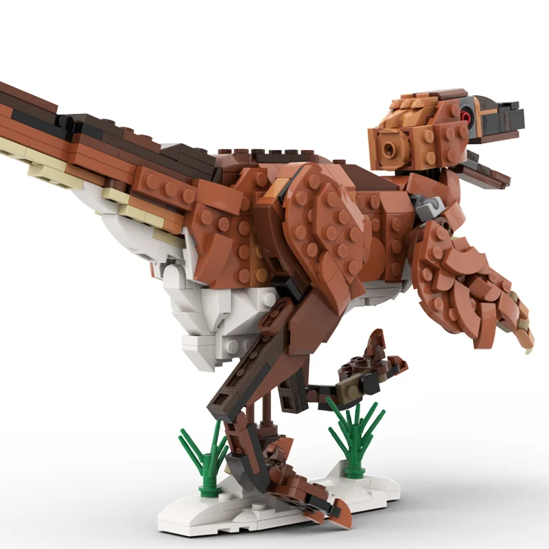 478개 MOC 벨로시랩터 몽골리엔시스 크리에이터 3 1세대 모델 블록 장난감 건축 DIY 아이디어 브릭 크리스마스 선물 어린이용