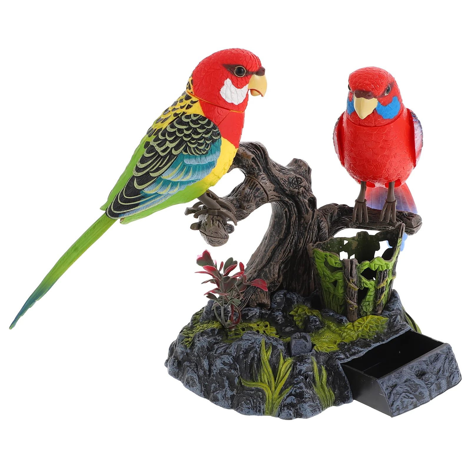 

Kids Toys Parrot Voice Control Electric Talking Desktop Household Recording Red Child