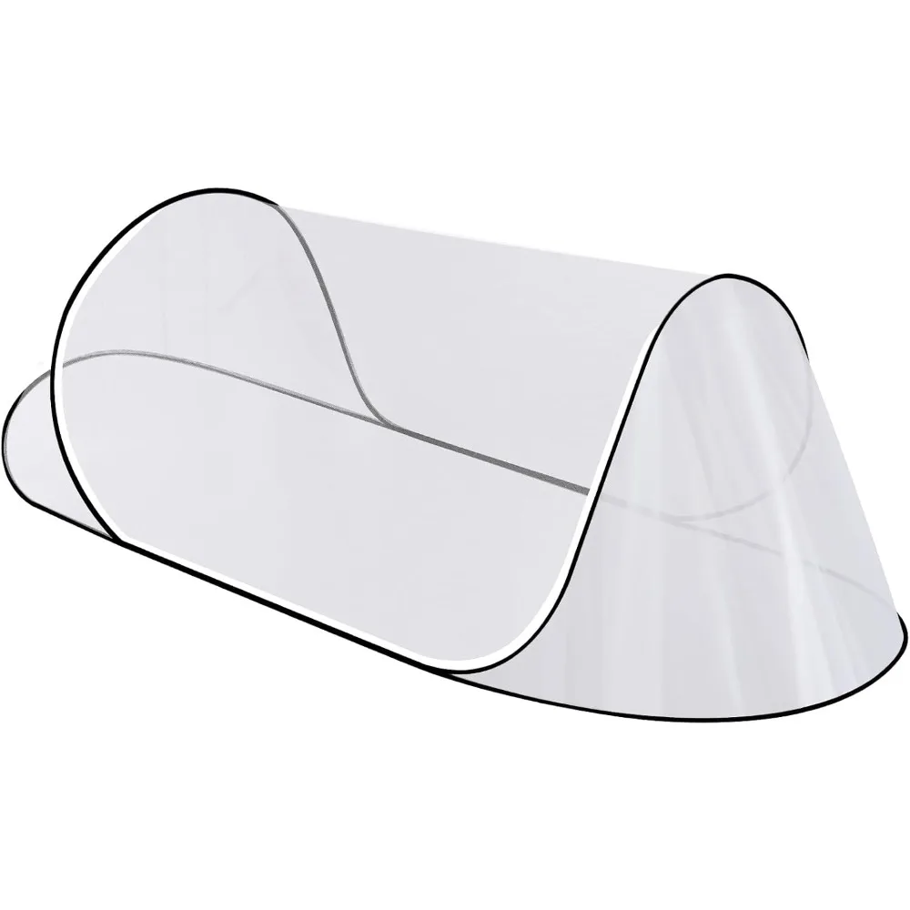 

77 * 30 * 23 inch large pop up mosquito tent, portable foldable mosquito net for bed camping travel patio