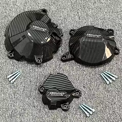 Motorcycles Engine Cover Protection For HONDA CBR1000RR-R &amp; RR-R SP 2020-2024 Engine Covers Protectors Case Carbon Fiber Texture