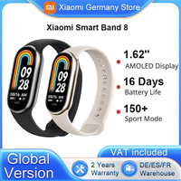 Global Version Xiaomi Mi Band 8 Smart Bracelet Bluetooth 5.1 Blood Oxygen Fitness Heart Rate Tracker 150 + Sports Modes Waterproof