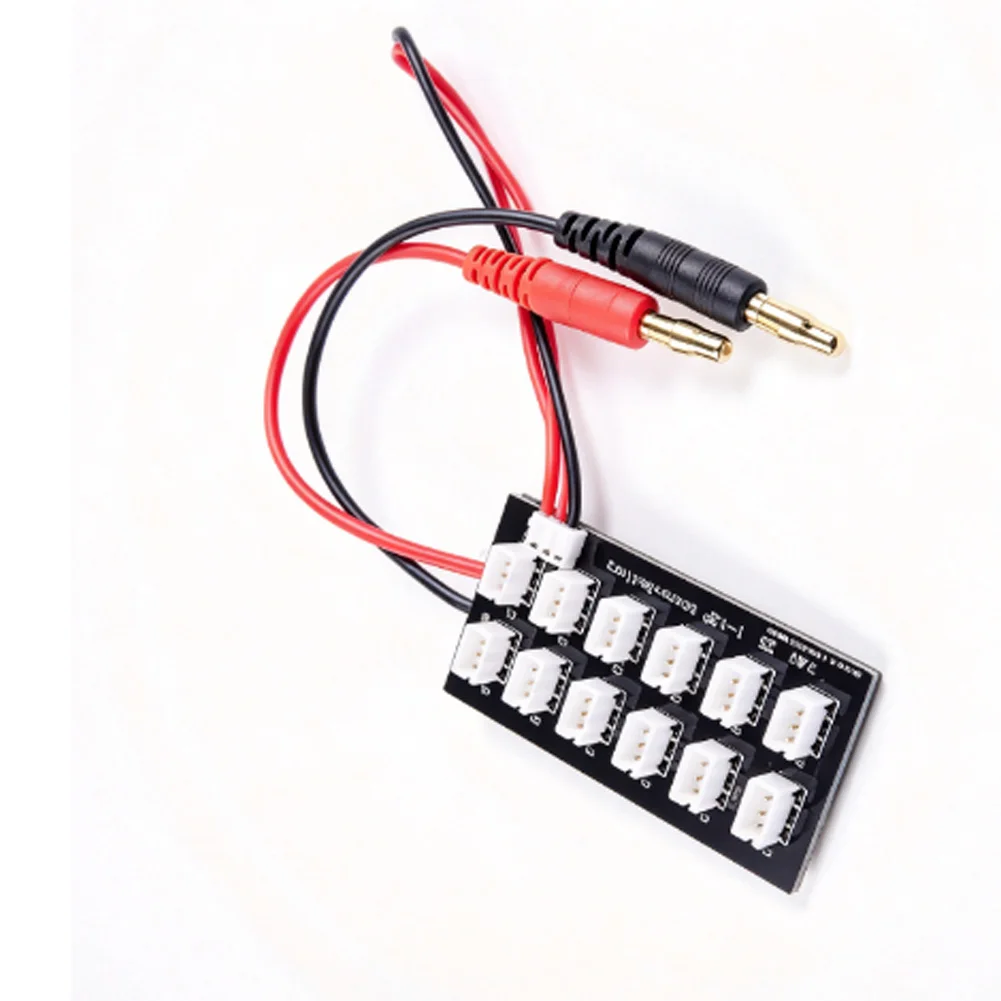 Parallel Charging Board for Single Cell For Lipo Batteries Supporting PH and Small Connectors for Model Aircraft