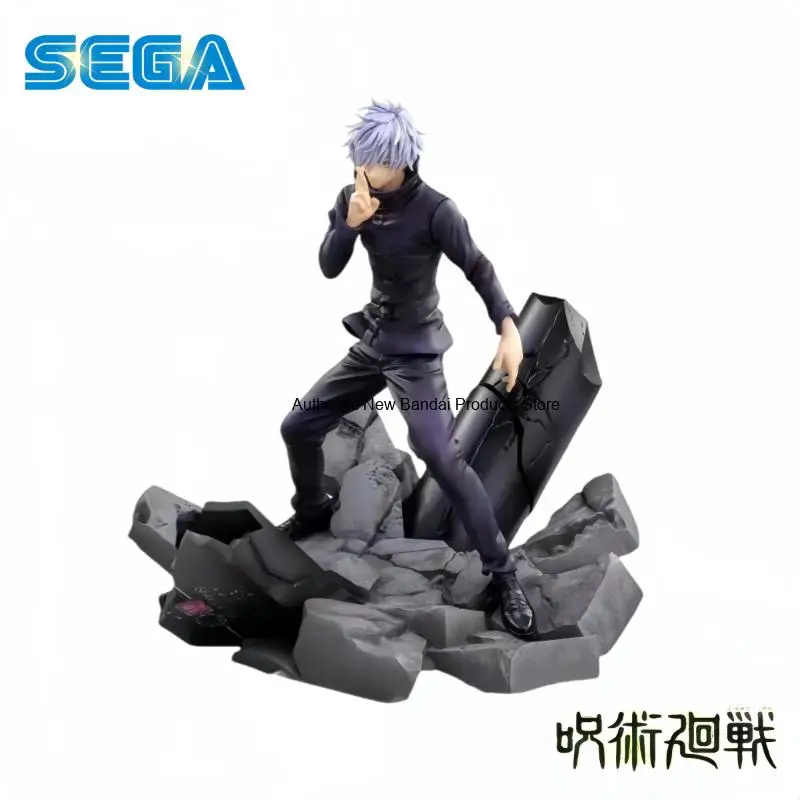 

In Stock 100% Original SEGA Jujutsu Kaisen Gojo Satoru Action Figure Model Doll Brand Boexd Anime Characters Garage Toys Model