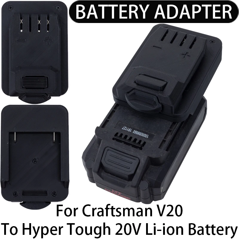 

Battery Adapter/Converter for Craftsman V20 Li-ion Tools to Hyper Tough 20V Li-ion Battery Adapter Power Tool Accessory