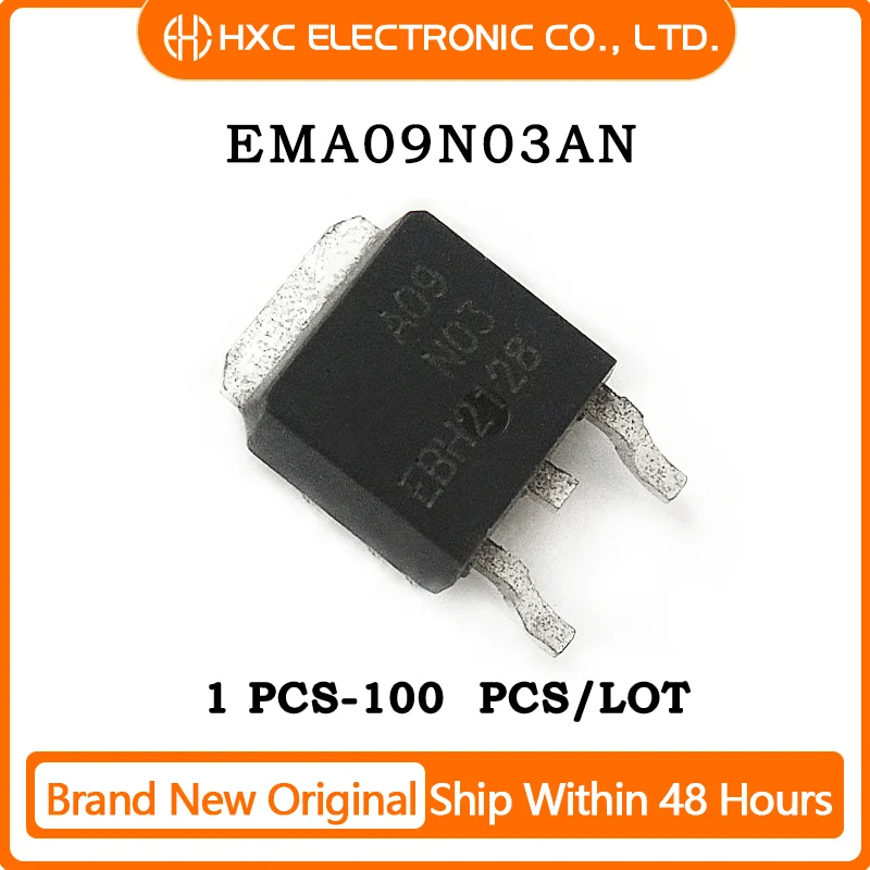 

10/50/100PCS 100% New A09N03 A09N03N EMA09N03 EMA09N03AN TO-252 IC