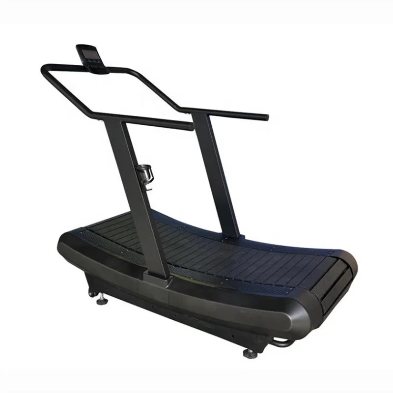 

2024 gym equipment fitness training Unpowered curved treadmill commercial manual running machine