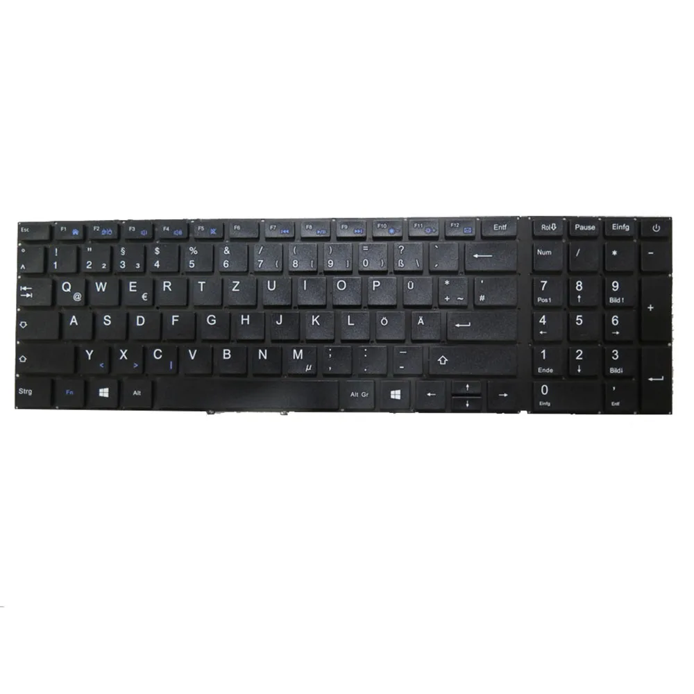 Laptop keyboard For DANEW Dbook 174 German GR Black Without Frame