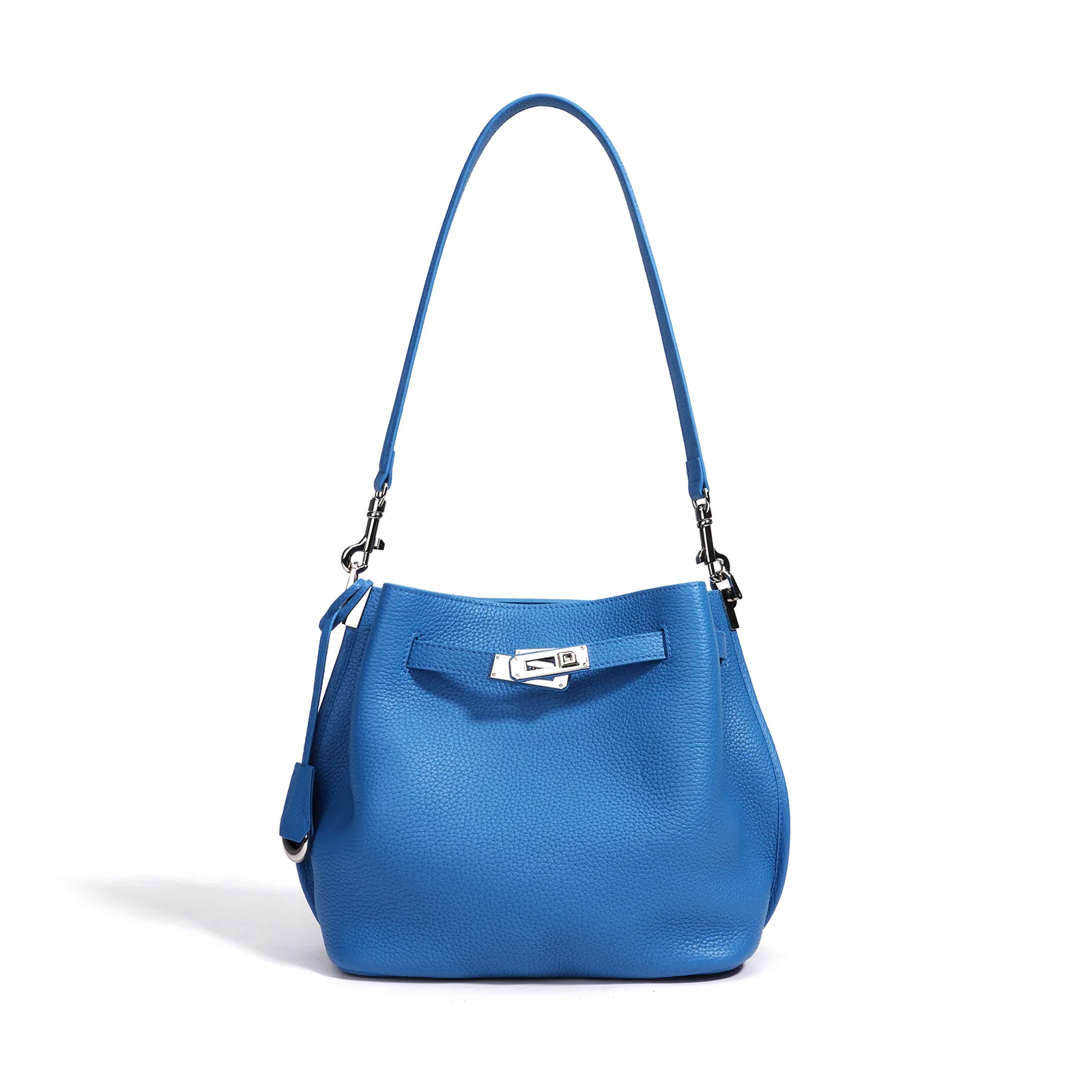 

Новые женские сумки в 2023 году, популярные маленькие сумки с узором личи, сумки-ведра из мягкой кожи в стиле ретро и высококачественные сумки через плечо.