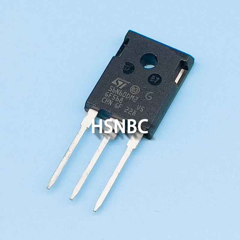 

5Pcs/Lot STW56N60DM2 56N60DM2 TO-247 600V 50A MOSFET Power Transistor 100% New Original