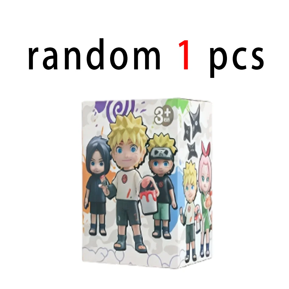 Blind Box Naruto Shippuden Childhood Series Uzumaki Naruto Q Version Guess Toys Bag Ornament Figurines Home Decor Desktop view 4