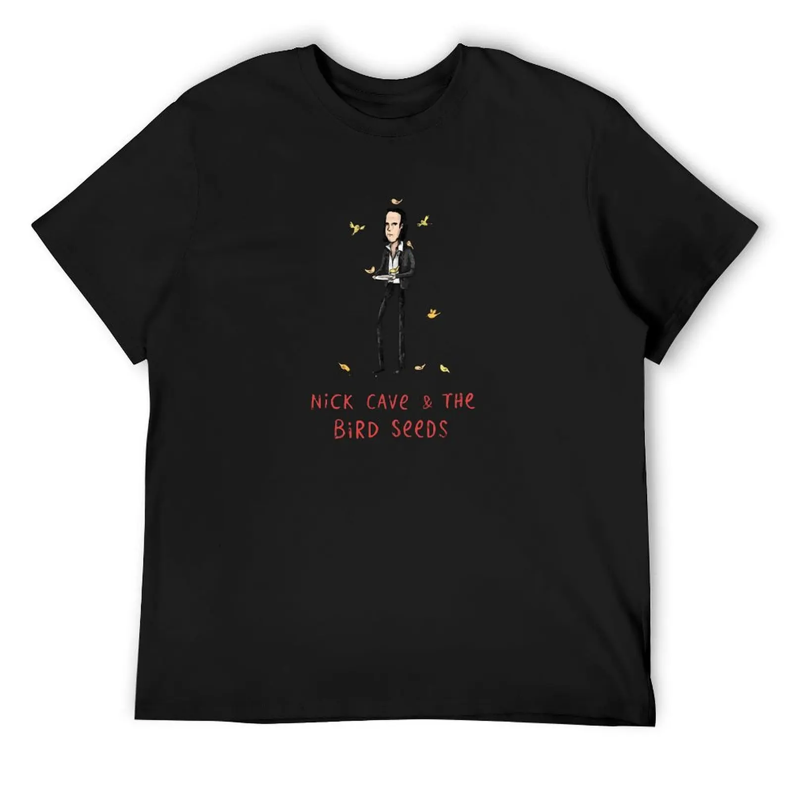 

Nick Cave and the Bad T-Shirt summer top man clothes Short sleeve tee anime figures mens graphic t-shirts big and tall