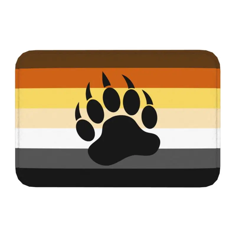 

Custom Animal Bear Paw Doormat Mat Anti-Slip Bath Kitchen Garden Rug Carpet 40*60cm