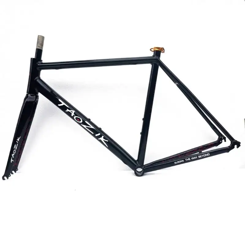 

Large size Road Bike Frame High Quality 700c aluminium alloy Frame Super Light Inner Carble 54 56cm Bicycle Frame with Fork part