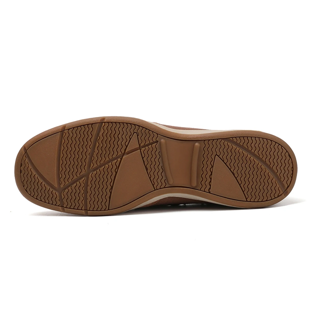 Luxuriöse Boots-Loafer für Herren in Übergröße – hochwertiges PU-Obermaterial, atmungsaktives Futter, weiche Einlegesohlen, rutschfeste Sohle, leicht und bequem – Detail 35