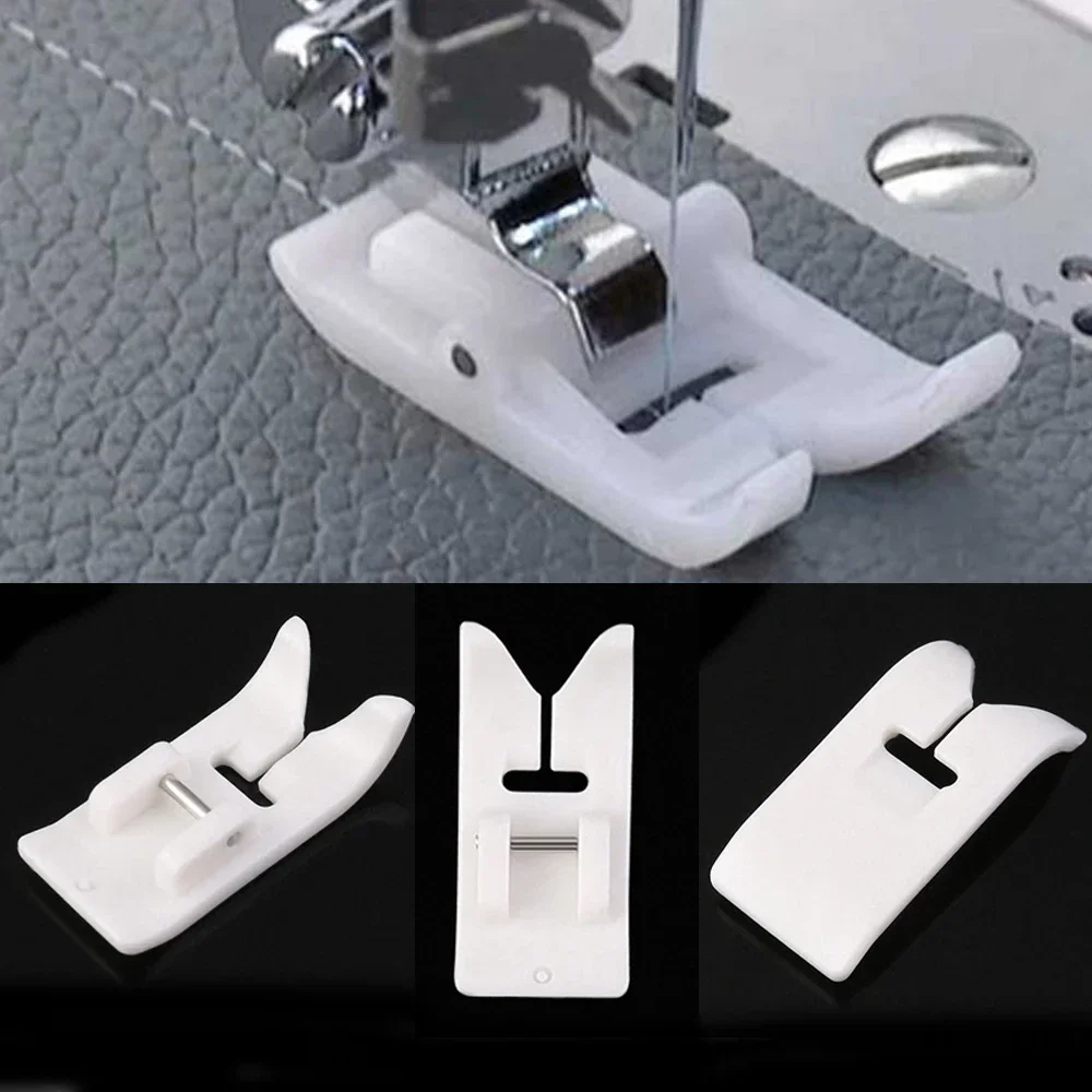 2pcs Leather Goods Sewing Machine Presser Foot Sewing Machine Non-stick Presser Foot for Singer Brother DIY Sewing Accessories