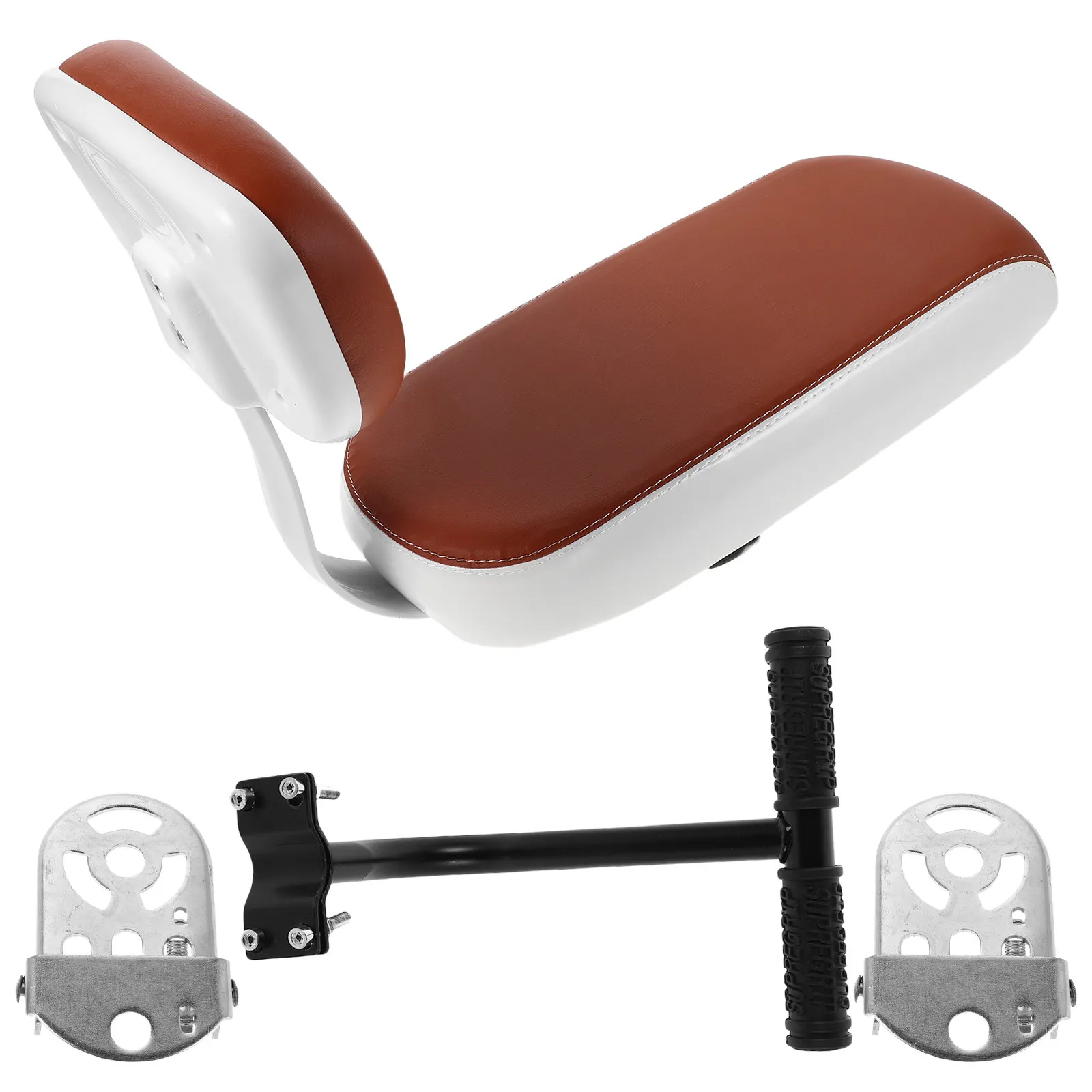 

1Set Bike Rear Seat Cushion with Backrest Nonslip Weatherproof Saddle Pad for Mountain Bikes Adult Passenger