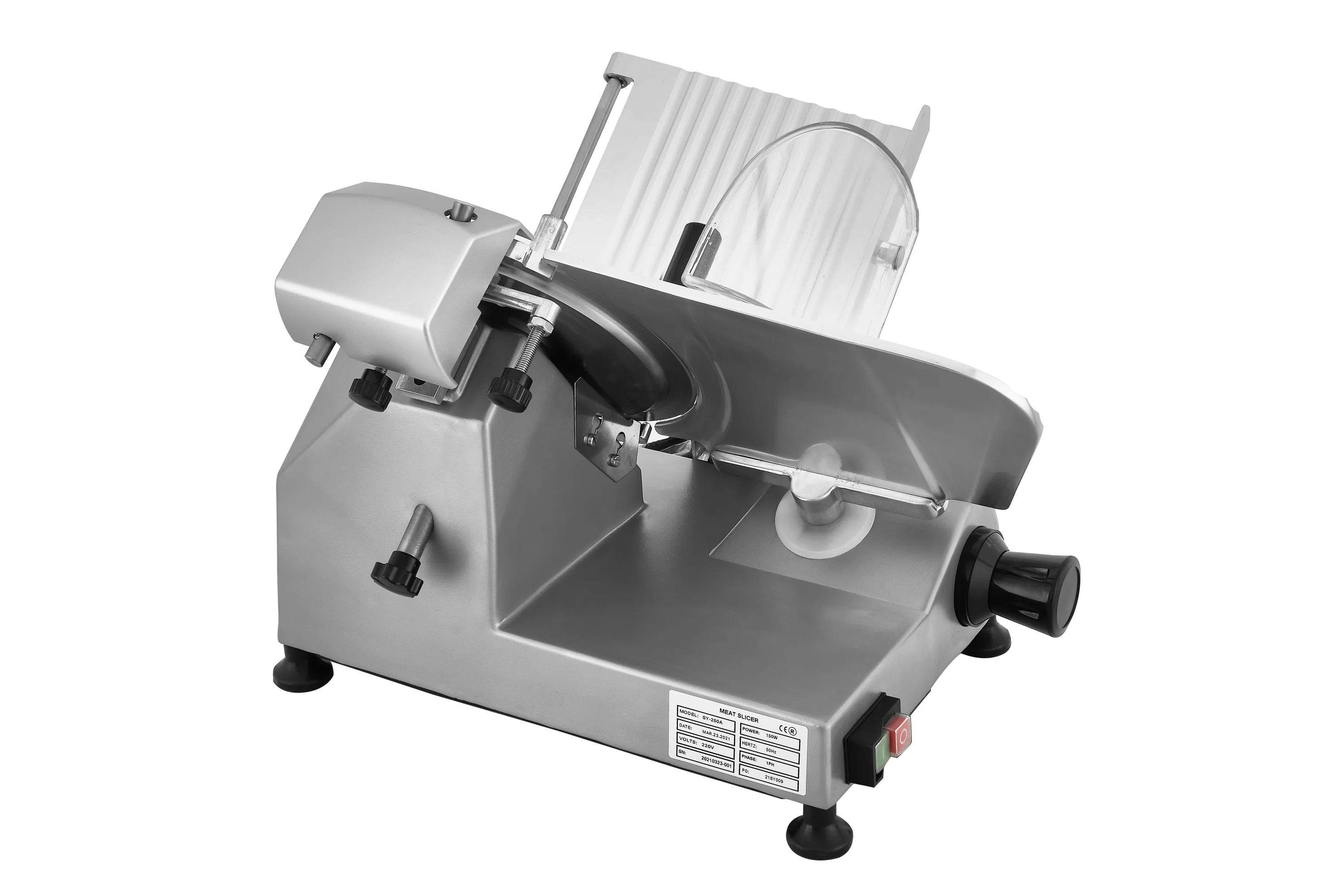 220 مللي متر شفرة قطرها قطاعة اللحوم 0.2-15 مللي متر شريحة سمك قطاعة اللحوم لصنع شرائح لحم الضأن ، شرائح لحم البقر ، شرائح لحم البقر الدهون