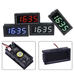 Automotive LED Work Light  High Quality LED DIY Vehicle Electronic Clock KIT  Car Motorcycle Timer LED Digital Display Hot Sale