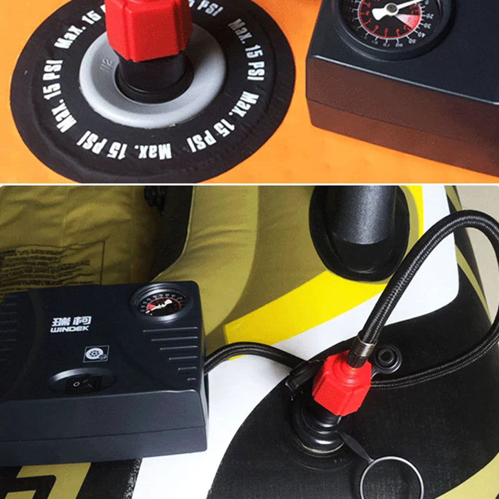 Adaptador de válvula de aire SUP, nailon resistente al calor, exquisitos adaptadores de bomba, convertidor de válvulas ligeras, canoa de agua para barco