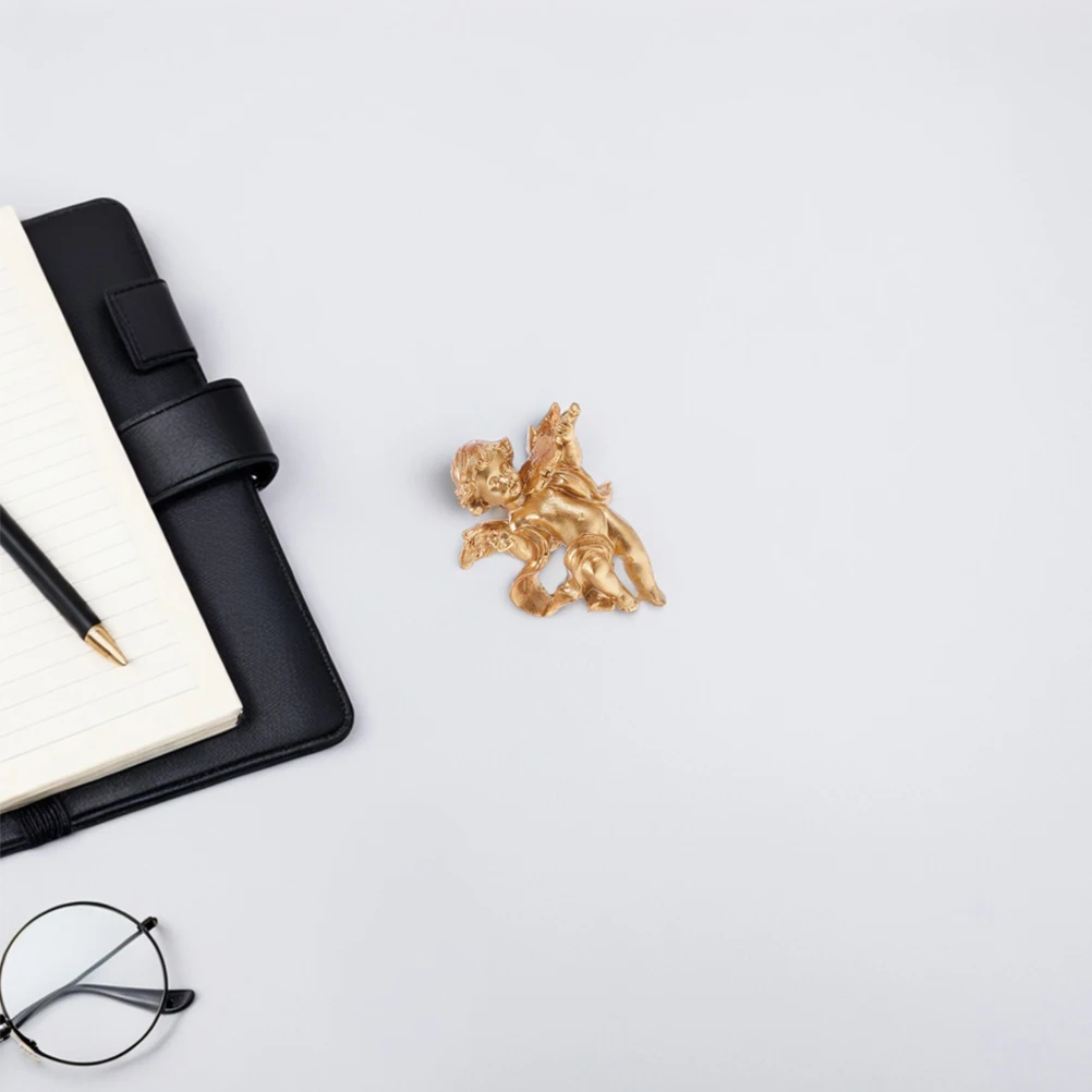 

2pcs Resin Angel Wall Sculpture Home Decor Indoor Art Statue For Dining Room Fireplace Decoration Photography Prop Resin