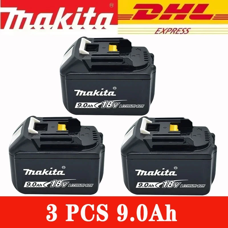 100% Makita-batterij 9,0 Ah 18V LXT Lithium-Ion BL1860 met LED-indicator Batterij 18v Batterij voor elektrisch gereedschap Originele 18v 6Ah