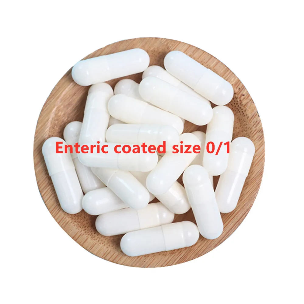 

Enteric Coated Capsule 1# 0# Enterosoluble Vacant Gelatin Capsule Gel Medicine Pill Hollow Hard Gelatin Joined Capsules