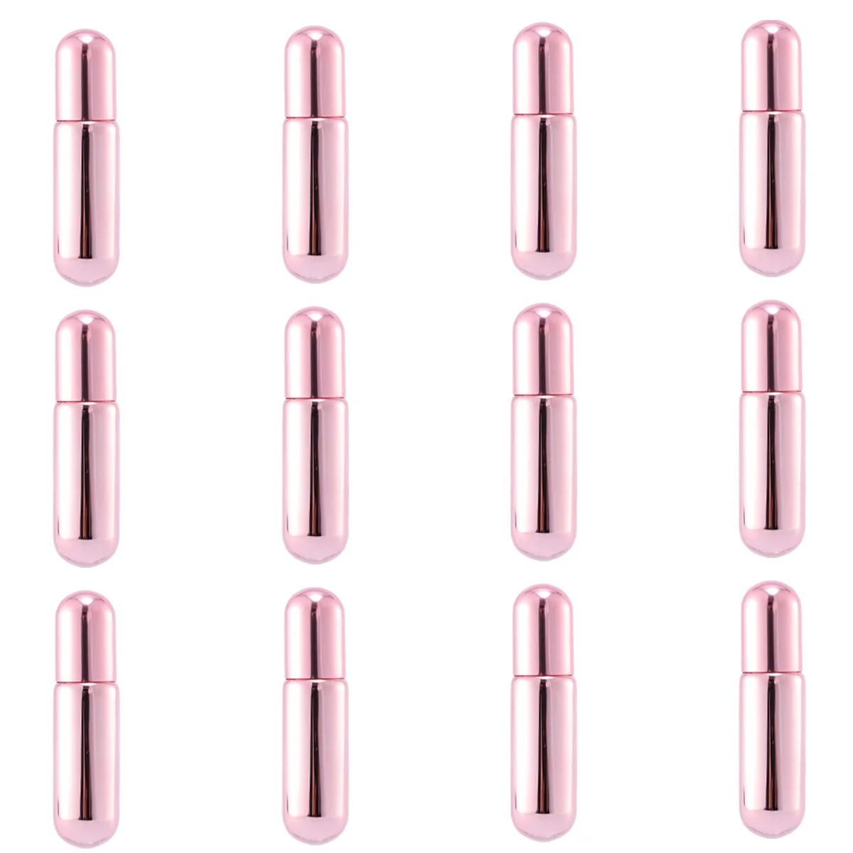 

12Pcs Essential Oil Roller Bottles 5ml Refillable Leakproof Portable Roll-on Bottles for Travel Perfume