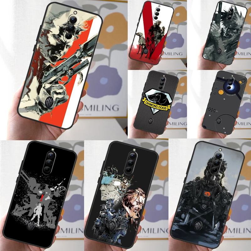 Metal Gear Solid Case para ZTE, Capa Traseira, Núbia Magia Vermelha 9 Pro Plus, RedMagic 8, 7, 6 Pro, 6S, 7S, 8S Pro, 5G, 5S, 6R