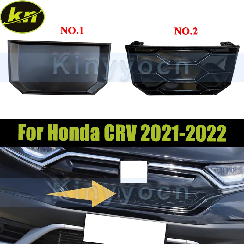 

ABS Front Bumper Grill Garnish Sensor Cover For Honda CRV 2021-2022