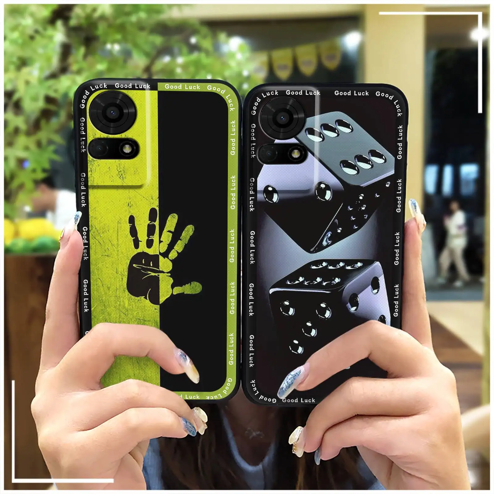 Anti-knock Protective Phone Case For TCL 50LE/T510SPP Cartoon Durable Phone Protector Cute Shockproof Full wrap Cover