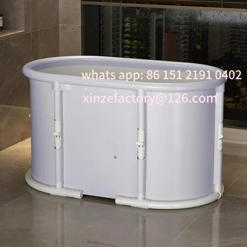 

Customizable Portable Folding Bathing Bucket for Adults One Button Foldable Free of Installation Adult Full Body Household Batht