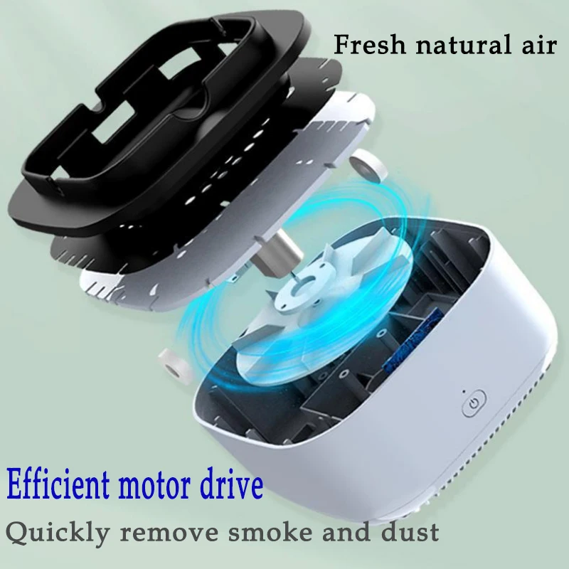 Ashtray Purifier Absorbs Cleans And Removes Smoke Smell In The Air Multi-Functional Air Purification Office Room Accessories