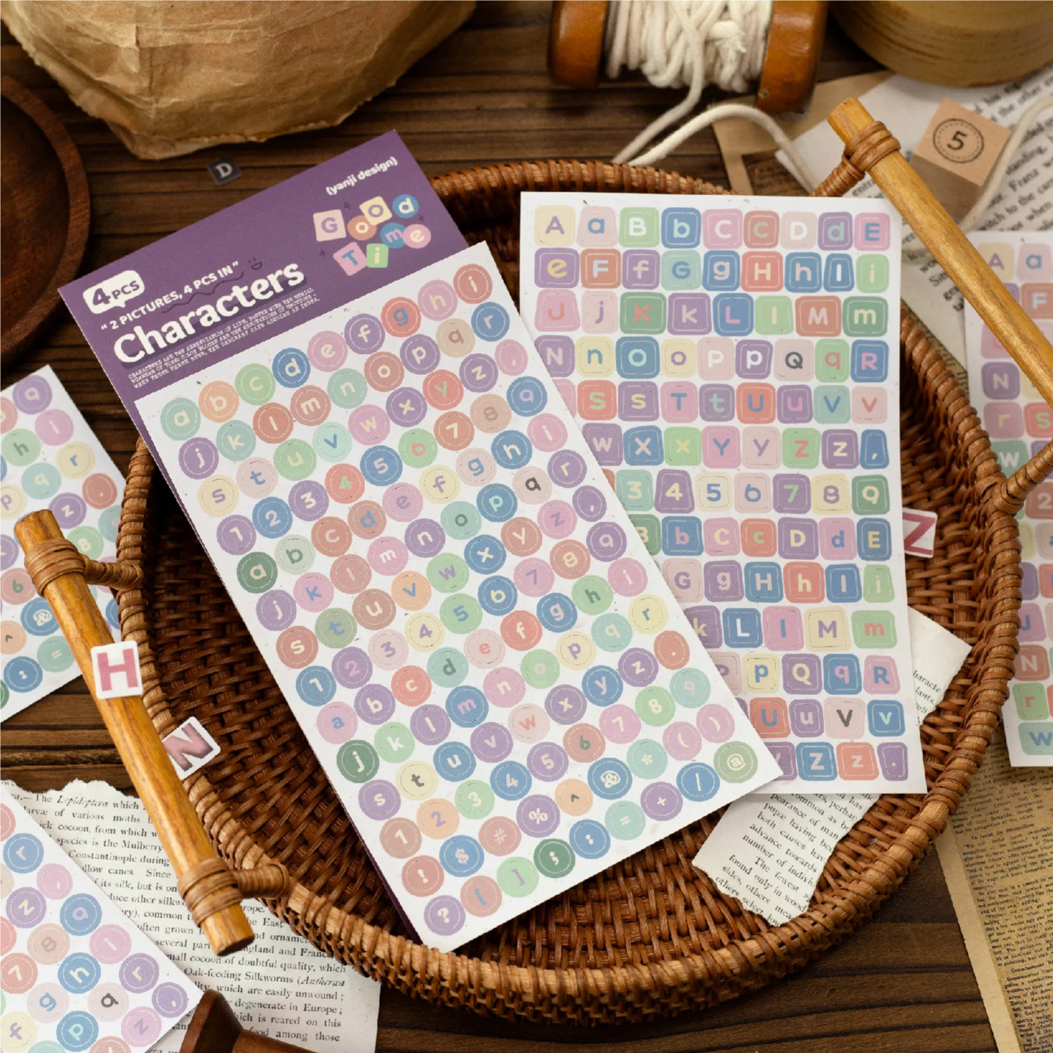 20pcs/1lot Kawaii Stationery Stickers character Junk Journal Diary Decorative Mobile Stickers Scrapbooking DIY