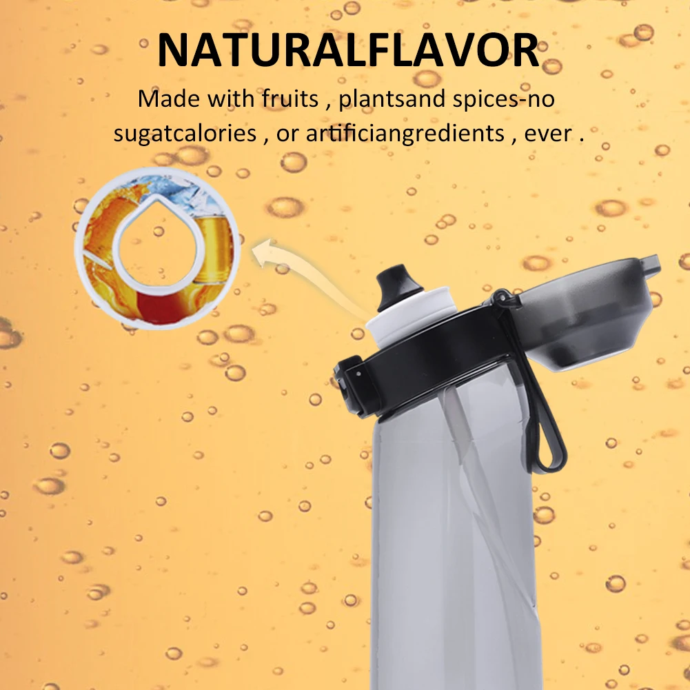 

7pcs Multi-flavor Water Cup Fragrance Ring 0 Sugar Used In Flavoured Drinking Bottle Drink More Water Flavoring Pods