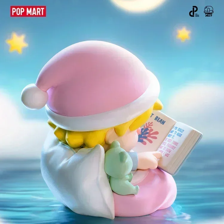 POP MART Sweet Beans Bedtime Stories Figure Series Mystery Box Genuine Blind Box Surprise Mystery Box Cute Anime ActionFigurines