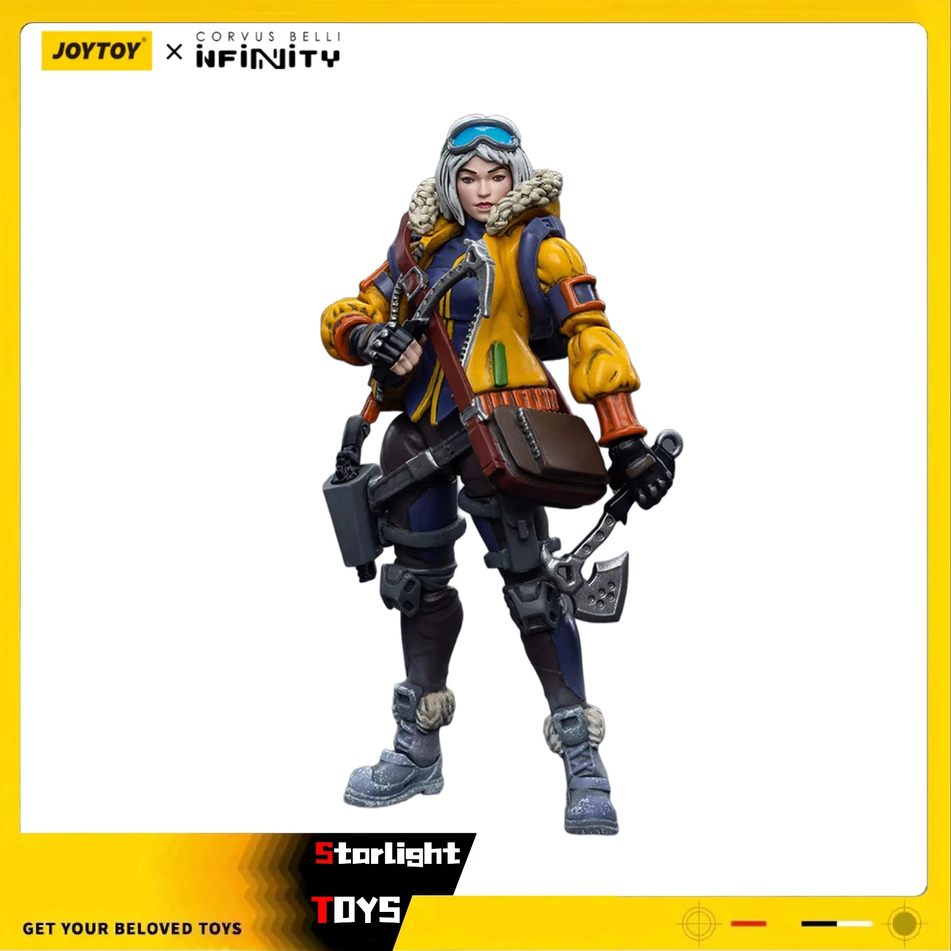 

JOYTOY 1/18 Action Figure Oktavia Grimsdóttir Icebreaker's Harpooner Toys Model Gifts