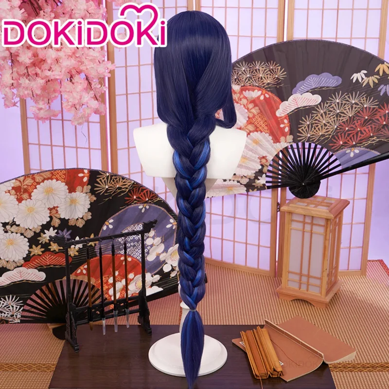 2025 جديد رايدن شوغون التدرج الصباغة لعبة جينشين تأثير DokiDoki بعل شعر مستعار تأثيري عيد الميلاد الحرة C ☆ ★ ee ☆ ★