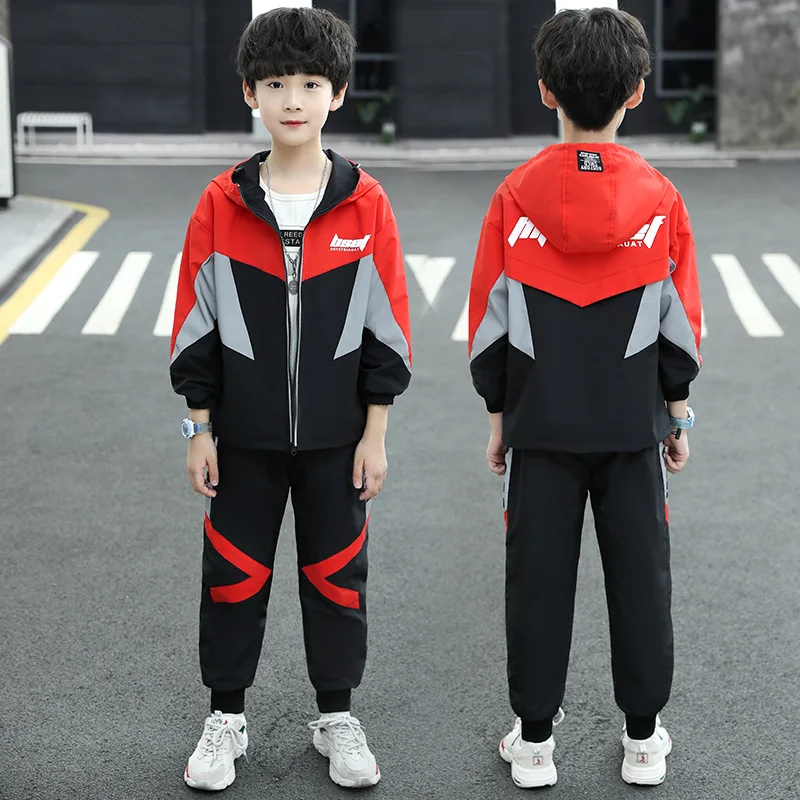 Children Clothing Set Boys Clothes Sportswear Kids Clothes Boy Suits For Boys Clothing Student Sport Tracksuit Coat Pants Suits