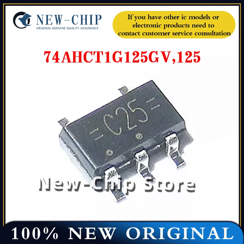 

50PCS-1000PCS/LOT 74AHCT1G125GV,125 SOT23-5 screen printing C25 New original