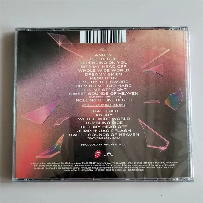 Rock Music CD Album 2pcs Music Record Cosplay Car Soundtracks Box