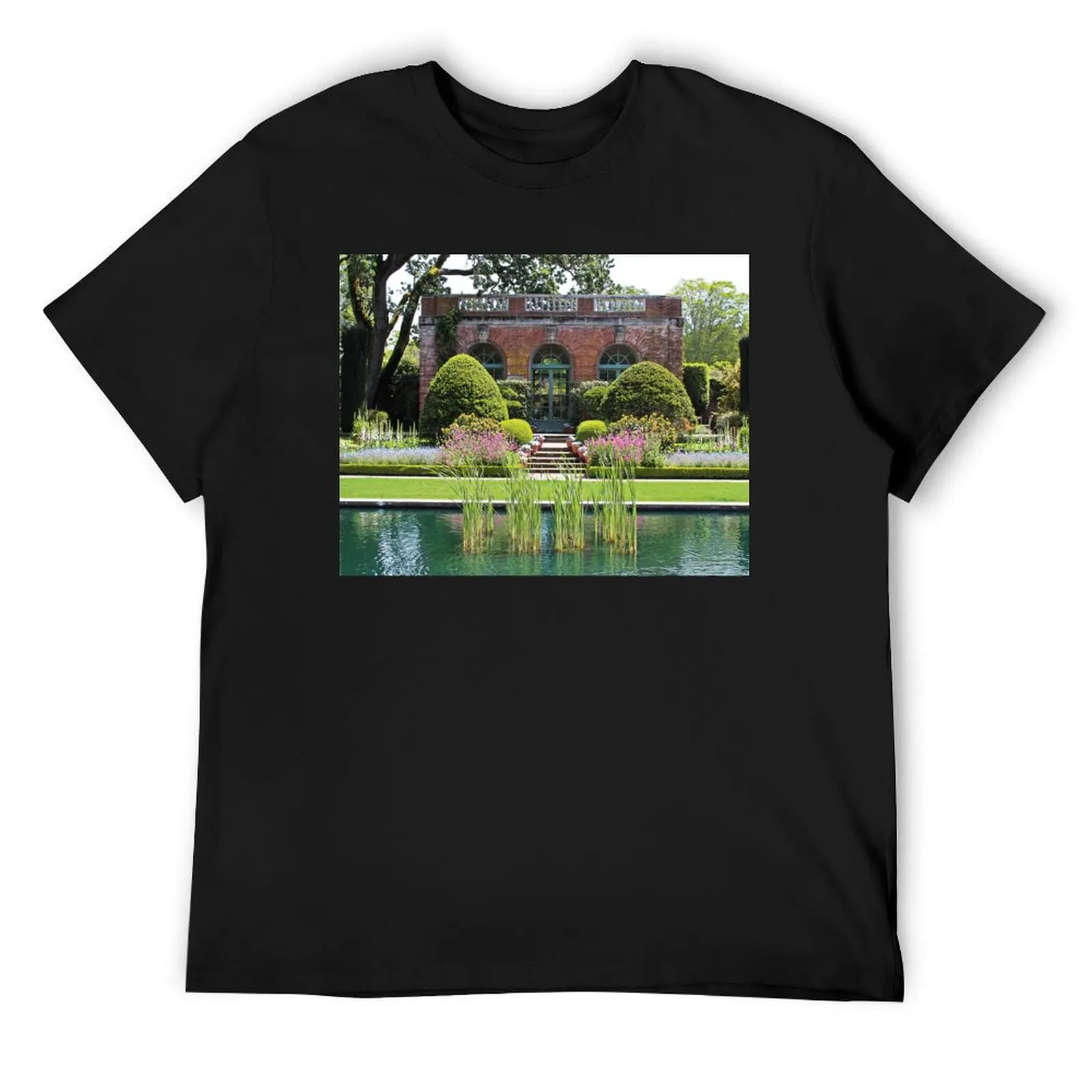 

The Garden House at Filoli T-Shirt summer clothes plus sizes oversized t shirt tops mens champion t shirts